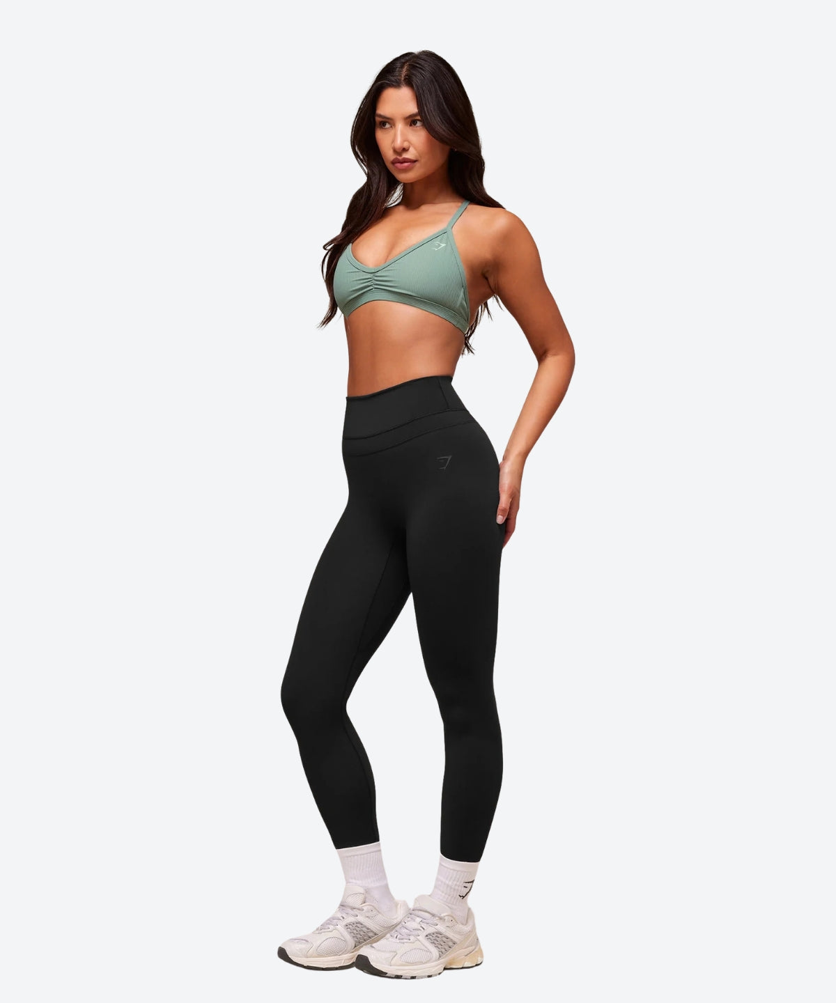 Gymshark Ribbed Minimal Sports Bra Cobalt Purple | variant:celeste-blue
