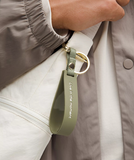 Lululemon Silicone Keychain (llavero de silicón)
