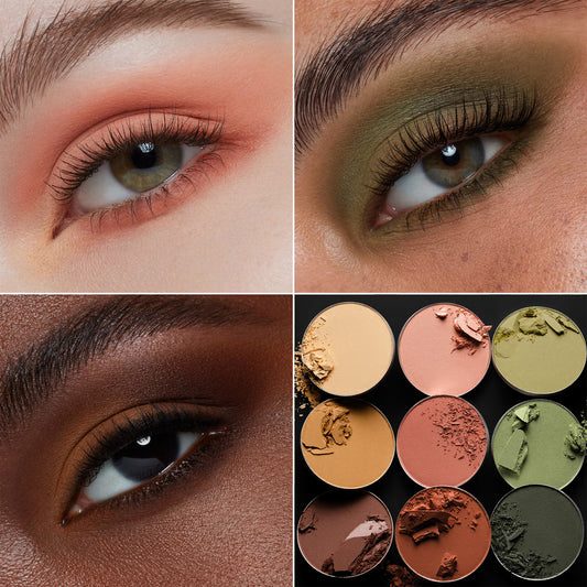 Morphe 9B Matte Essentials Artistry Palette (paleta de 9 sombras mate)