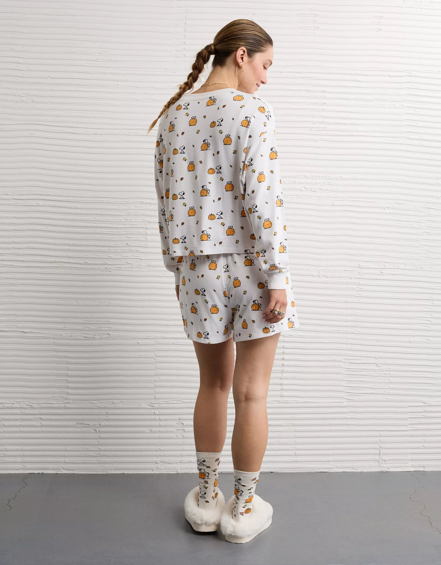 PRE ORDER-AE Luxe Plush Snoopy Halloween PJ Set