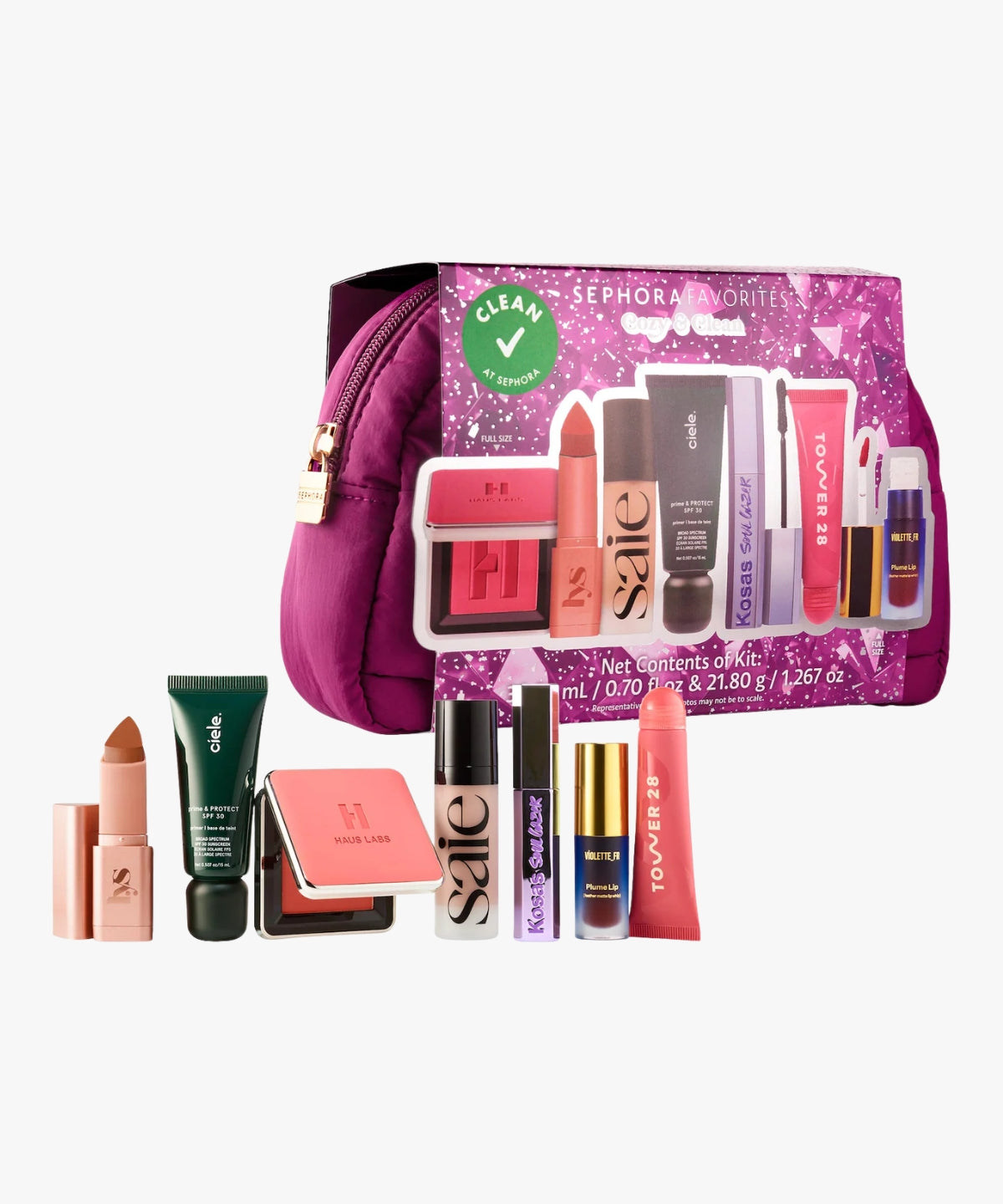 Sephora Favorites Cozy & Clean Makeup Value Set
