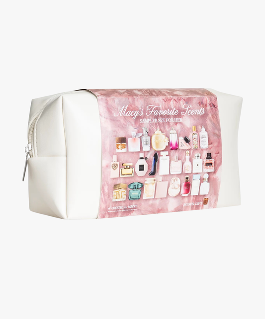 Macy’s 26-Pc. For Her Fragrance Sampler Set (set de perfumes para mujer)