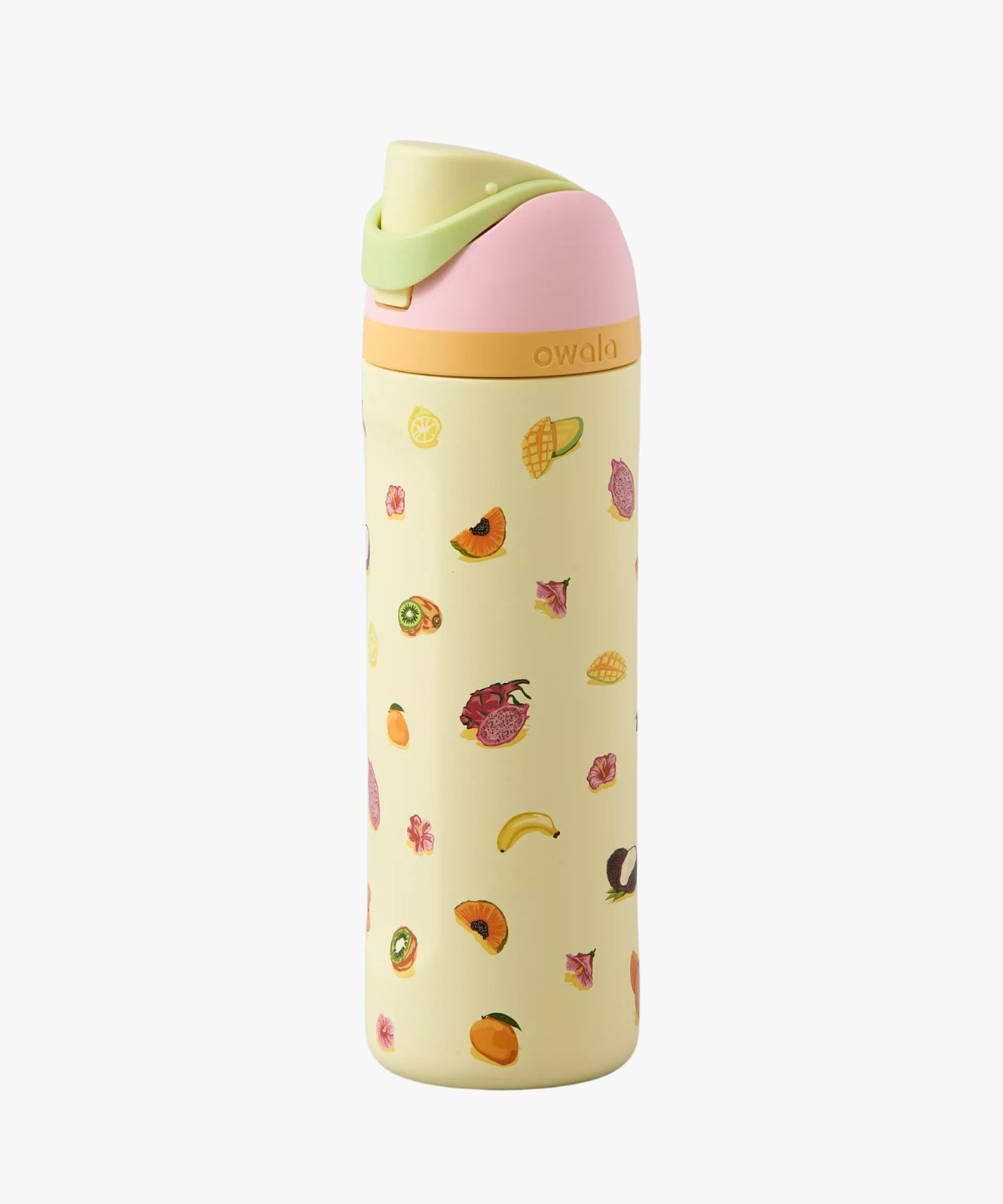 Owala FreeSip 24 oz Multi Floral (botella térmica con popote integrado)