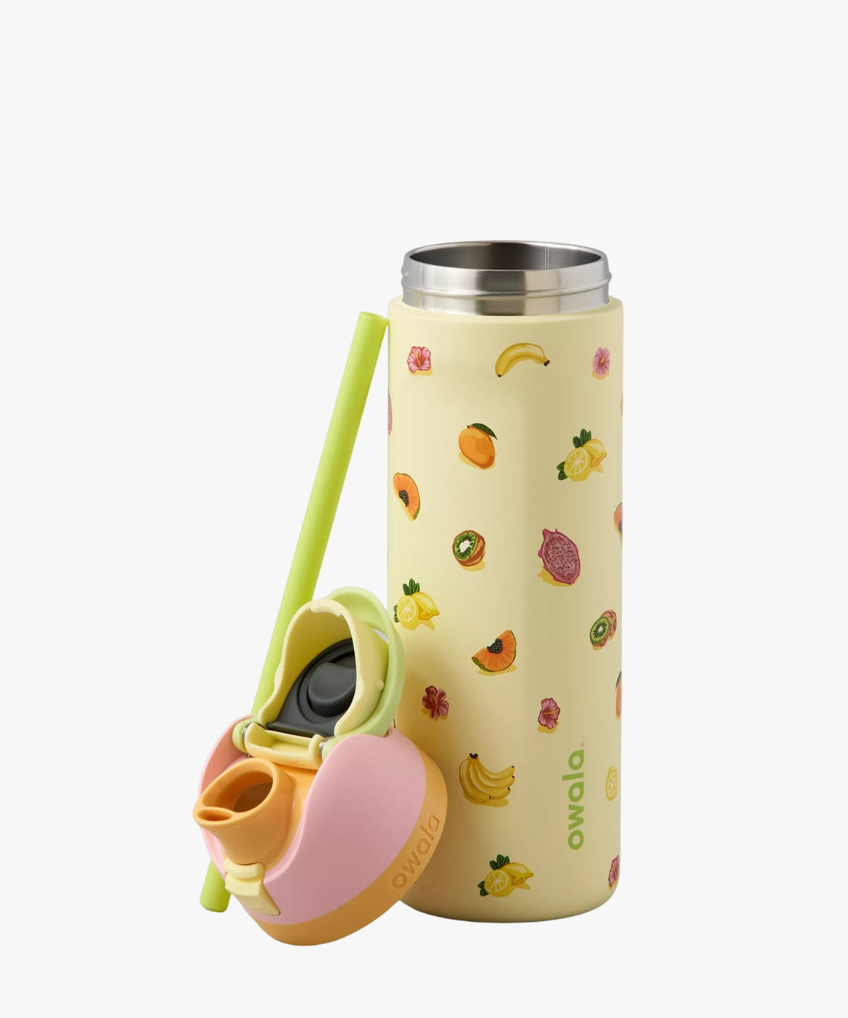Owala FreeSip 24 oz Multi Floral (botella térmica con popote integrado)