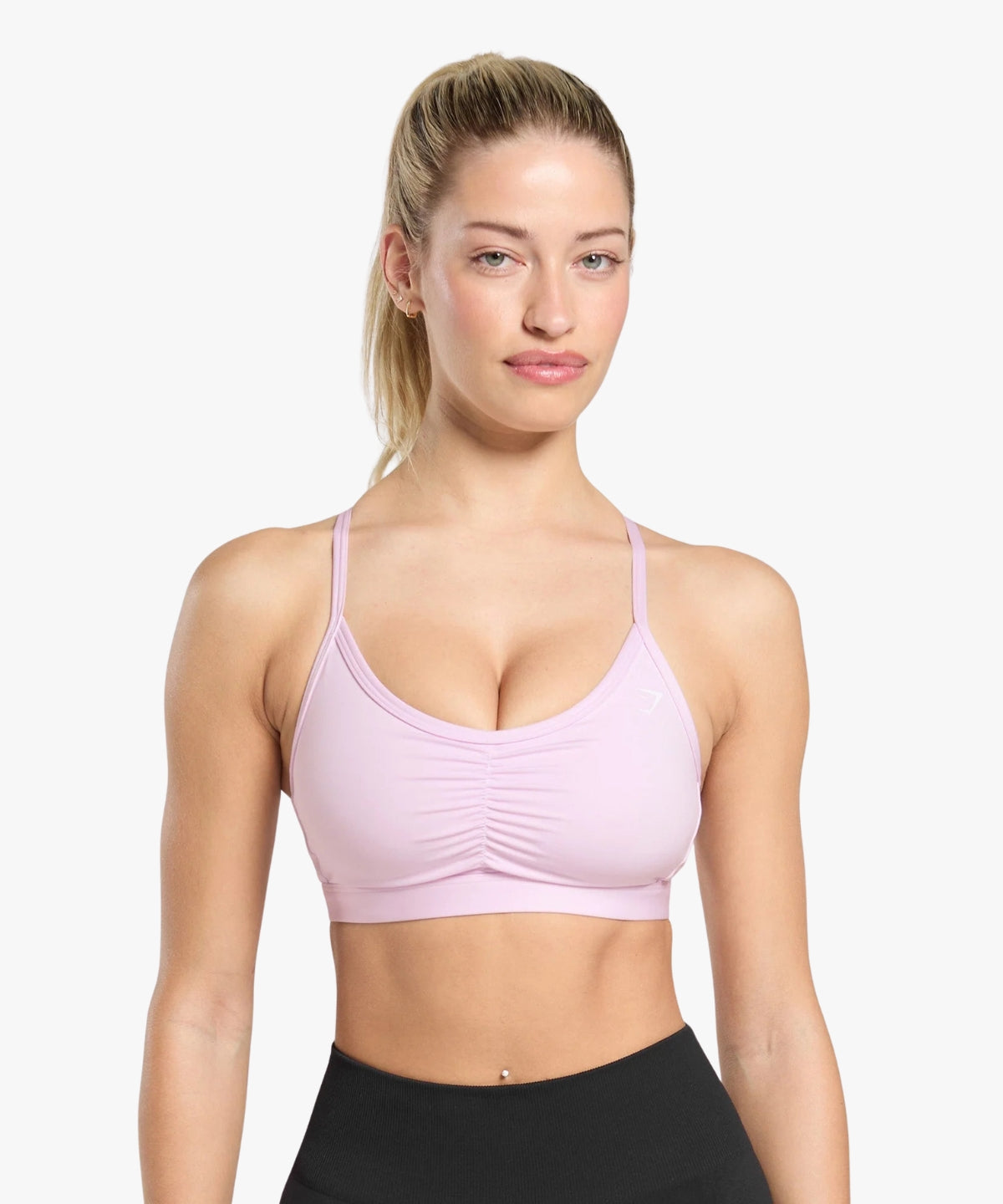 Gymshark Ruched Sports Bra Ice Pink | variant:ice-pink