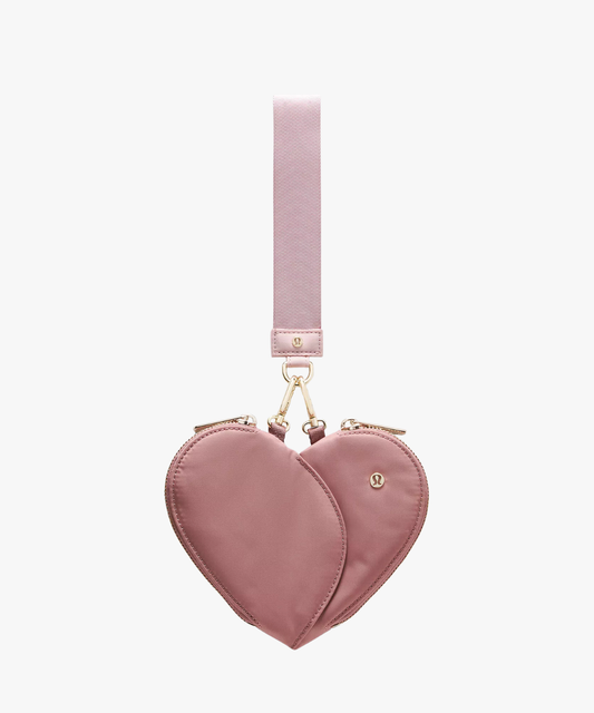 Lululemon Dual Pouch Wristlet Heart (cartera de muñeca con doble compartimento)