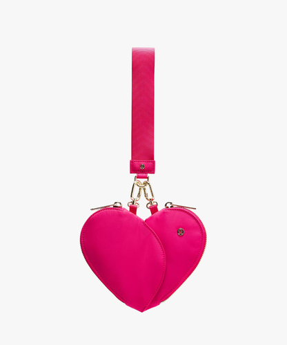 Lululemon Dual Pouch Wristlet Heart (cartera de muñeca con doble compartimento)