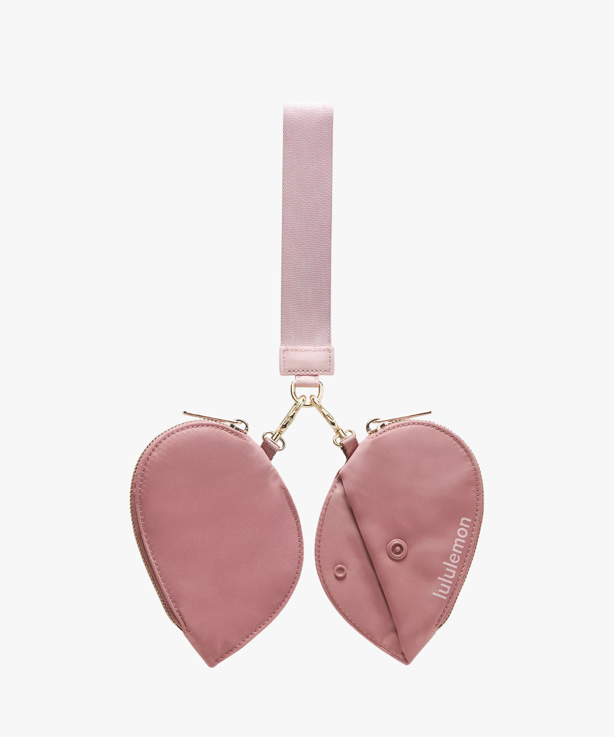 Lululemon Dual Pouch Wristlet Heart (cartera de muñeca con doble compartimento)