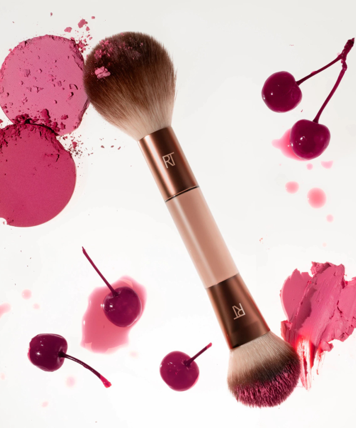Real Techniques Limited Edition Cherry On Top It’s All Blush Brush (brocha doble para rubor)
