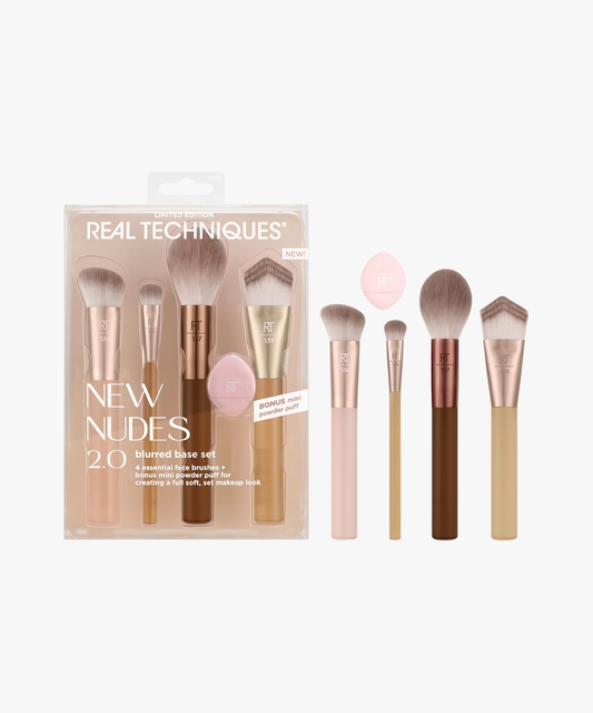 Real Techniques New Nudes 2.0 Blurred Base Set (set de 5 piezas)