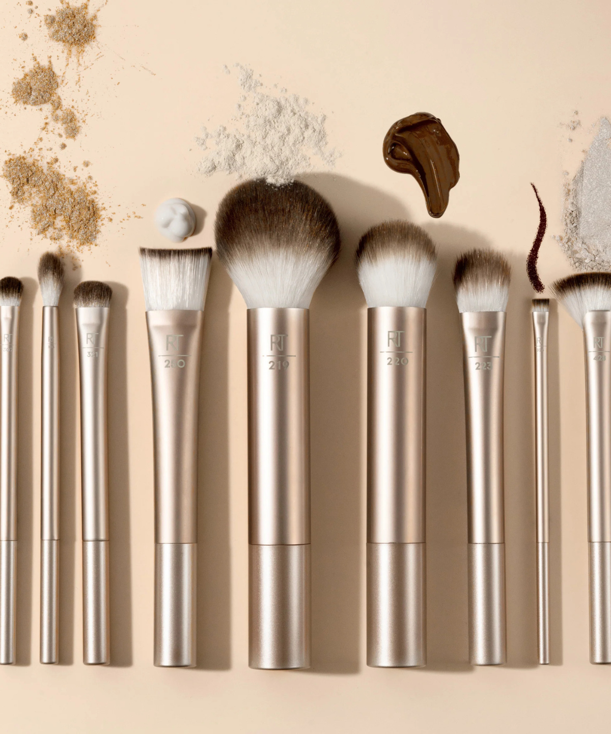 Real Techniques Au Naturale 9 Piece Glow Kit (set de 9 brochas)