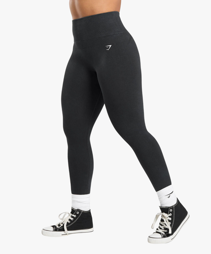 Gymshark Gains Seamless Leggings (leggings seamless de tiro alto)