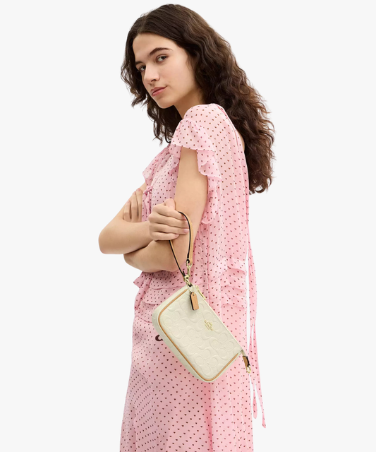 Coach Nolita 19 In Signature Leather With Charms (bolsa mini de hombro)