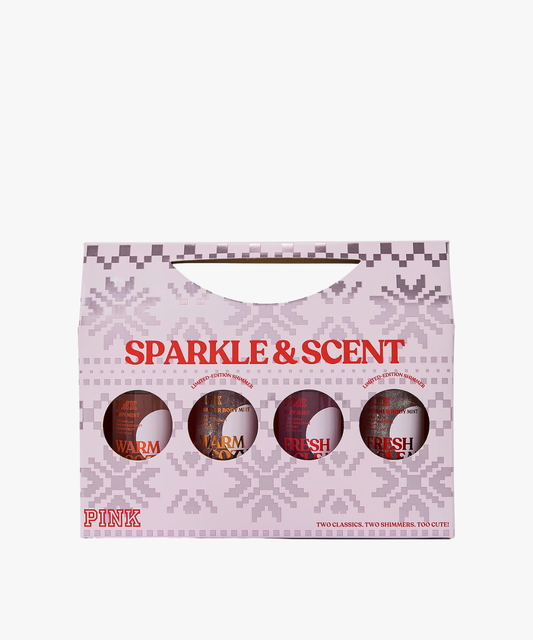 PINK Sparkle & Scent 4-Piece Exclusive Shimmer Mist Gift Set