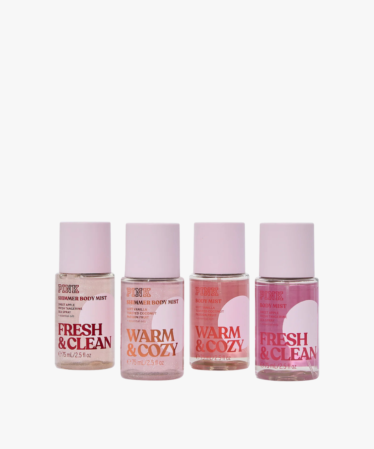 PINK Sparkle & Scent 4-Piece Exclusive Shimmer Mist Gift Set