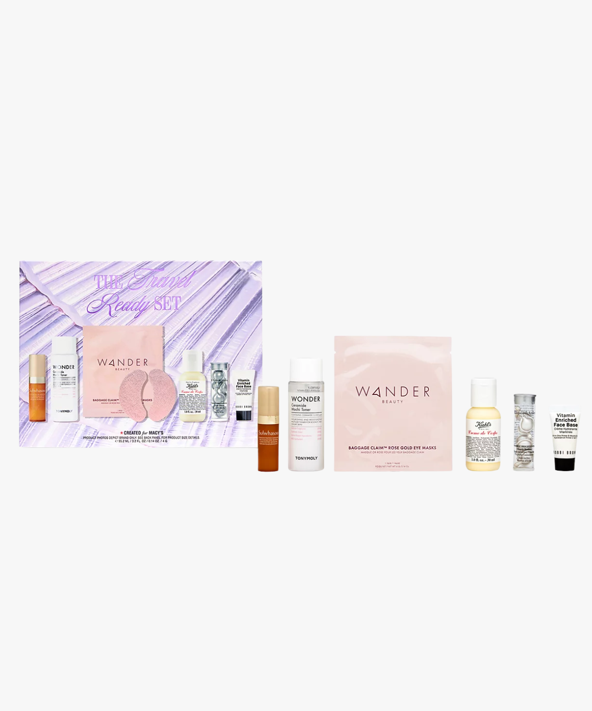 Macy’s 6-Pc. Travel Ready Set (set de 6 esenciales de viaje)