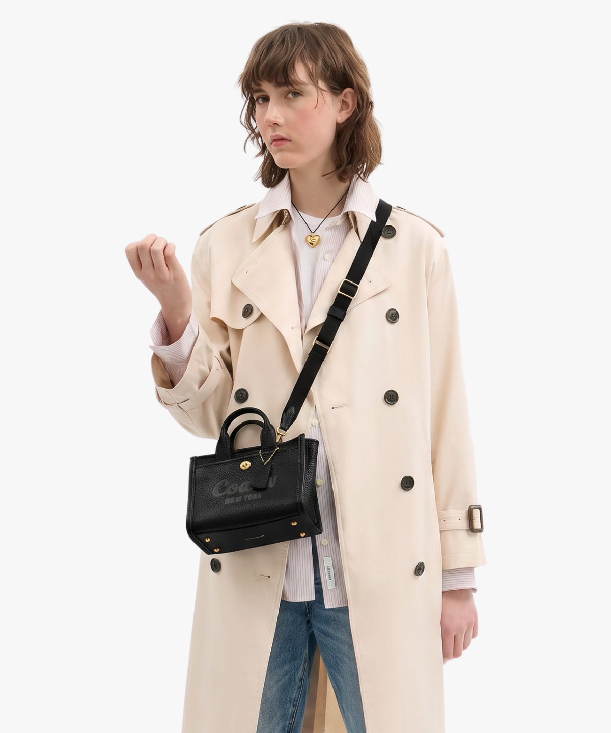 Coach Cargo Tote 20 Leather (bolso tote mini de piel premium)