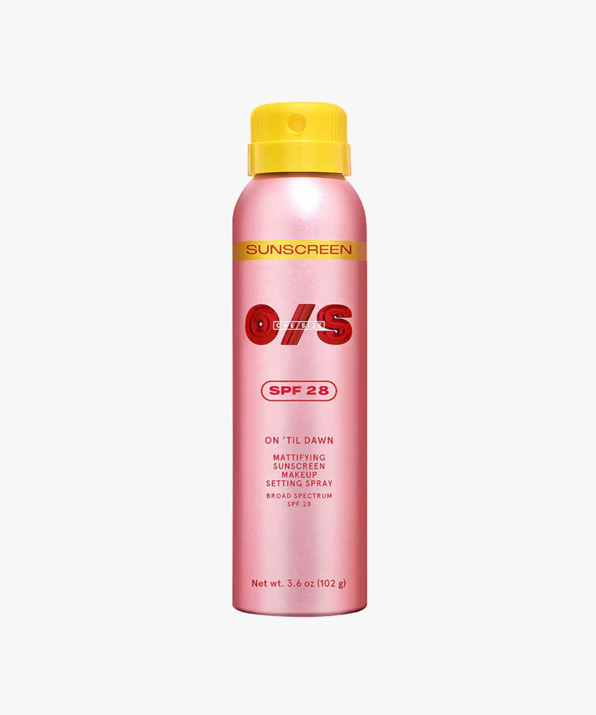 ONE/SIZE On 'Til Dawn Mattifying Sunscreen Makeup Setting Spray SPF 28 Full Size 102 g | variant:full-size
