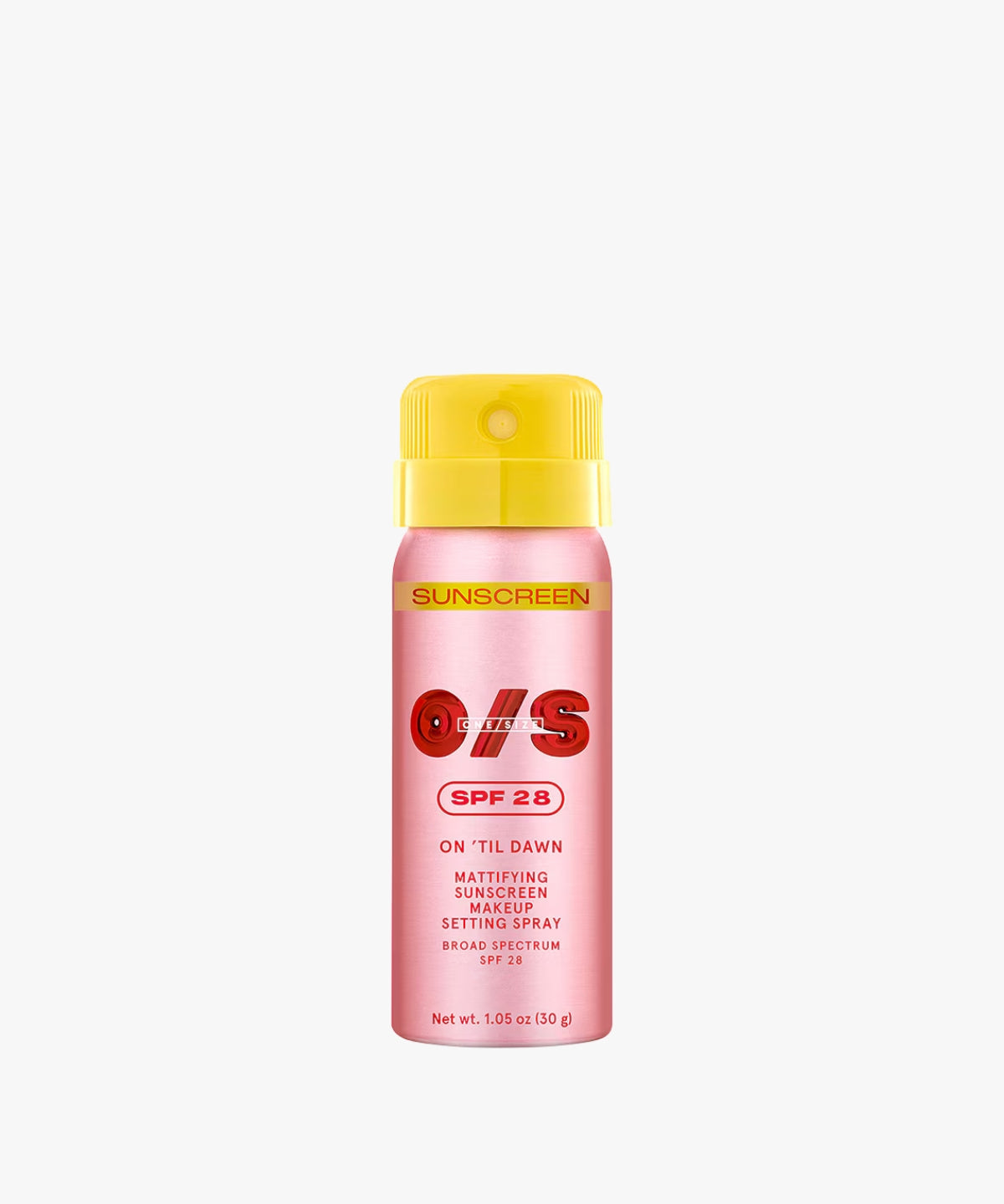 ONE/SIZE On 'Til Dawn Mattifying Sunscreen Makeup Setting Spray SPF 28 Mini 30 g | variant:mini