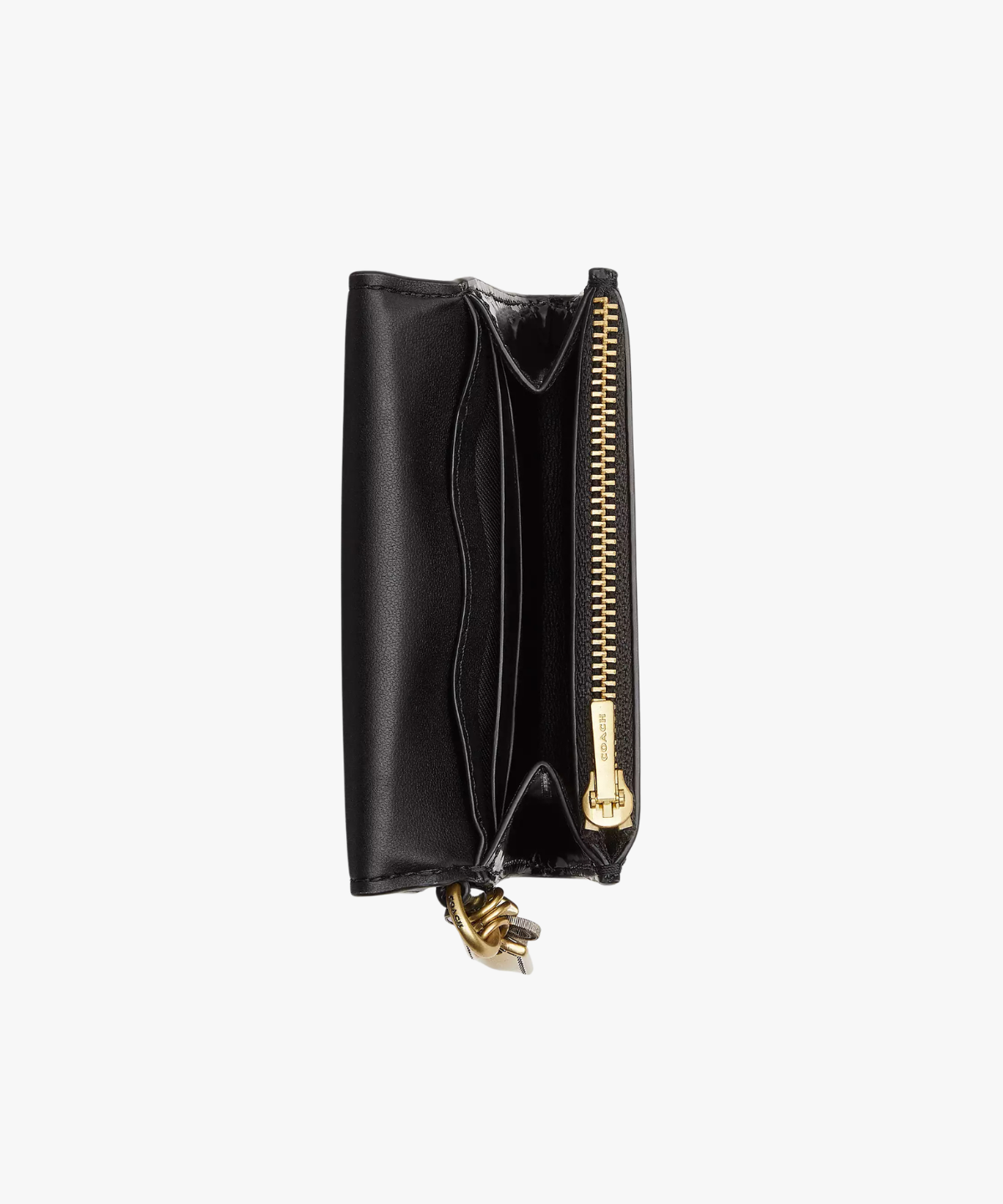 Coach Essential Flap Card Case With Charms (tarjetero con charms)