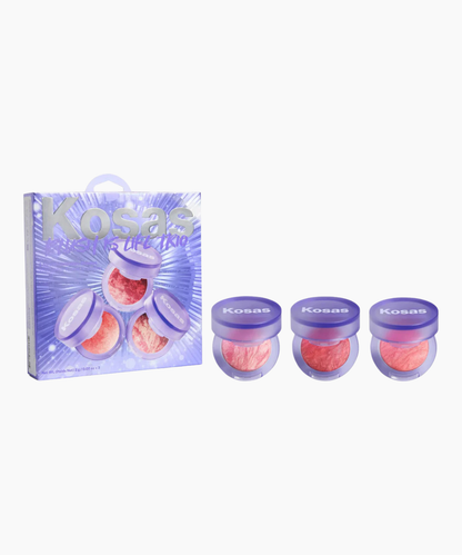 Kosas Mini Blush is Life Trio Gift Set (set mini de rubores)