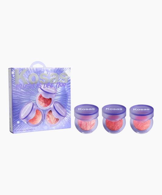 Kosas Mini Blush is Life Trio Gift Set (set mini de rubores)