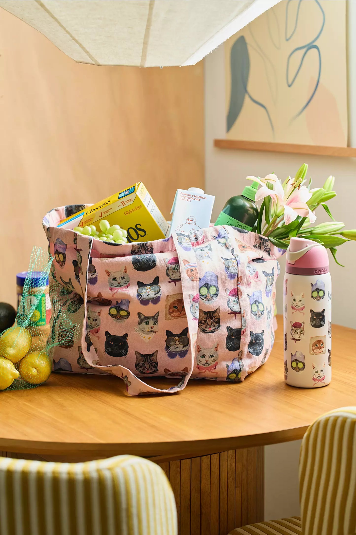 PRE ORDER-Mia Patterned Market Tote Bag