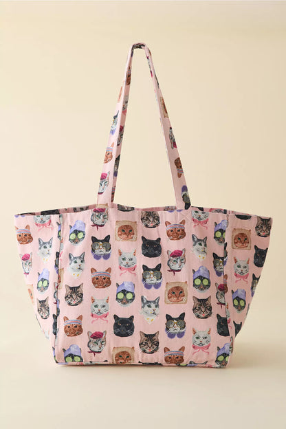 PRE ORDER-Mia Patterned Market Tote Bag