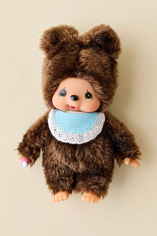 PRE ORDER-Monchhichi Friends Kuma Bear Plushie