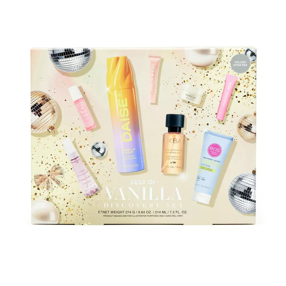 PRE ORDER-Best of Vanilla Fragrance Gift Set - 8pc