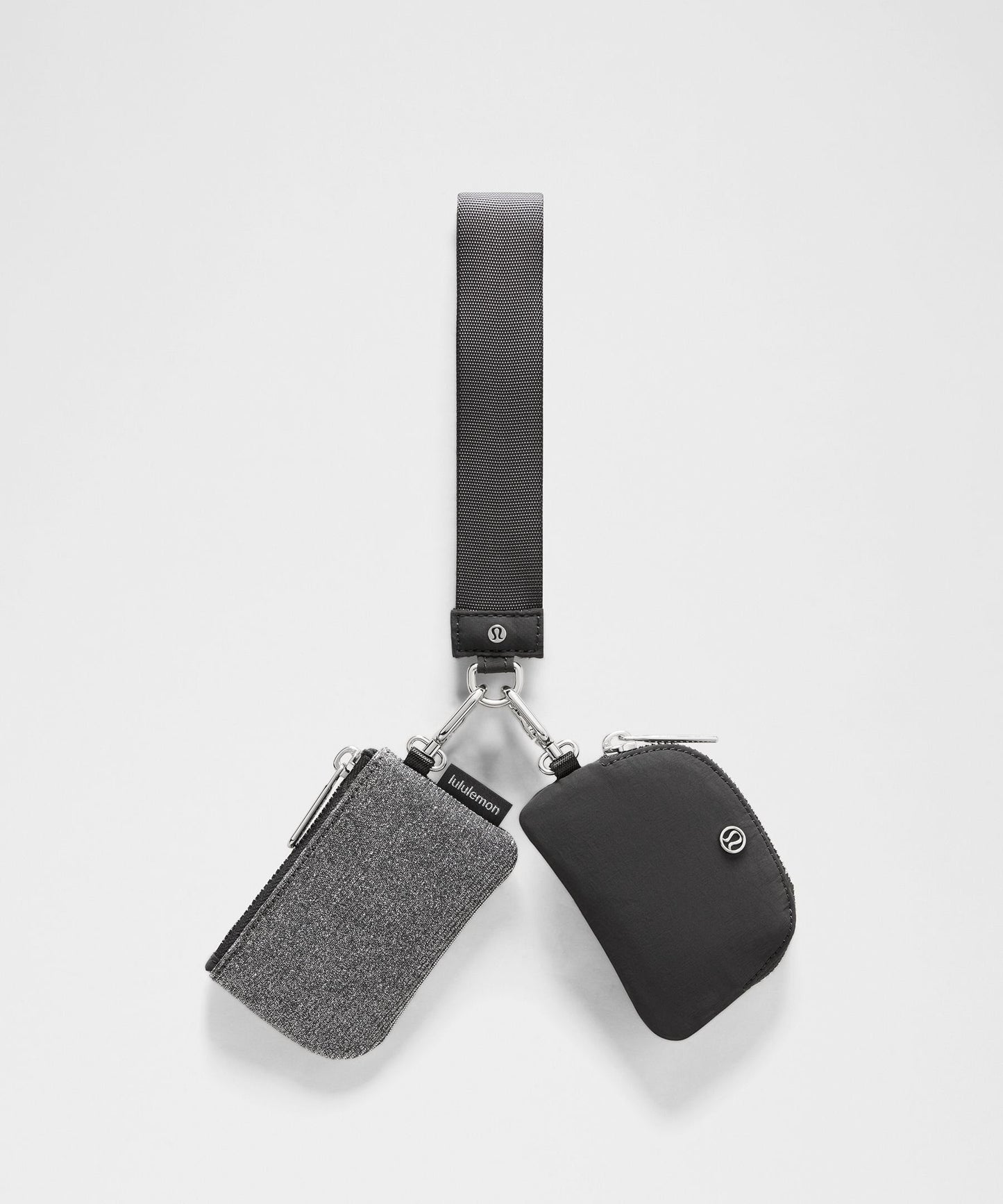 Dual Pouch Wristlet Glitter