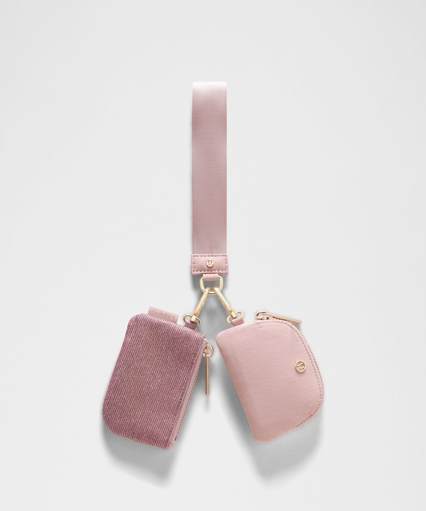 Dual Pouch Wristlet Glitter