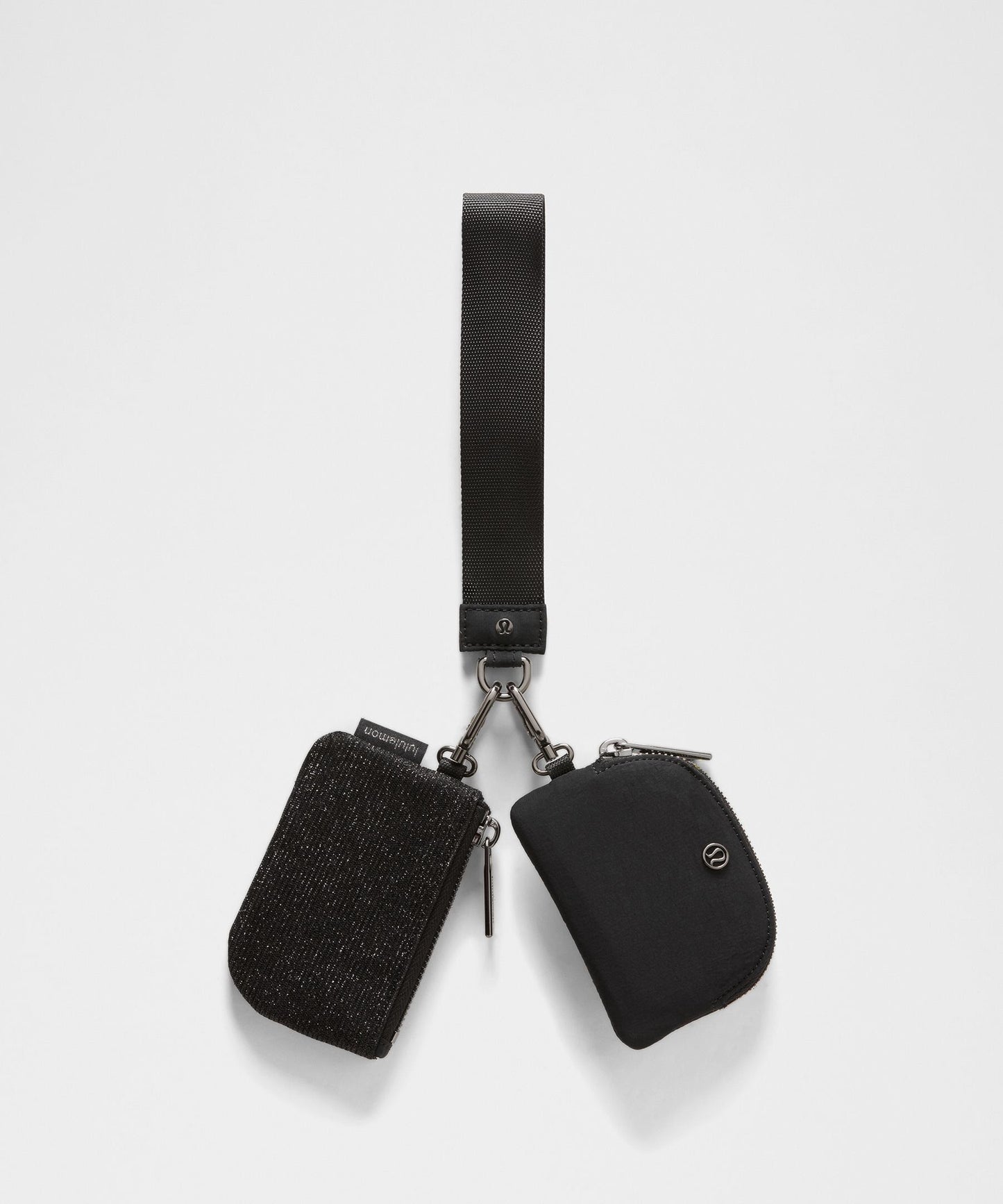 Dual Pouch Wristlet Glitter