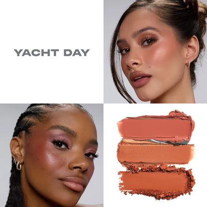 PRE ORDER-Cheek Thrills Multi-Finish Face Trio - Yacht Day