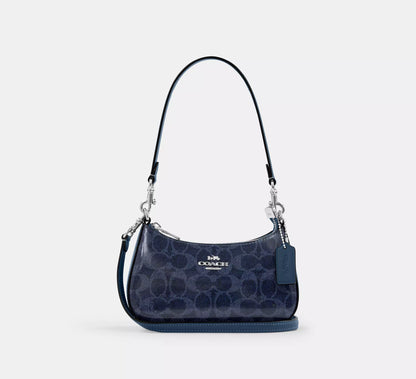 PRE ORDER-Teri Mini Crossbody Bag In Signature Canvas With Lips Print