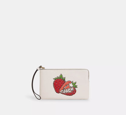 PRE ORDER-Large Corner Zip Wristlet