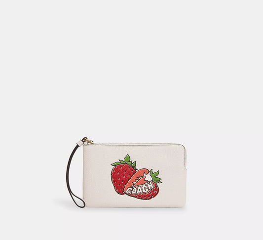 PRE ORDER-Large Corner Zip Wristlet