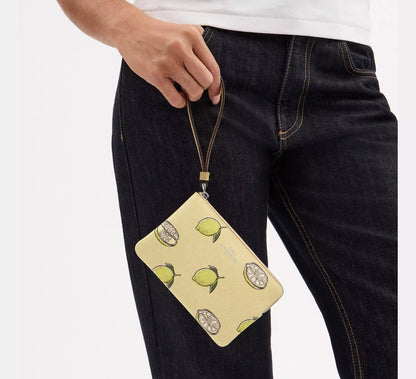 Corner Zip Wristlet