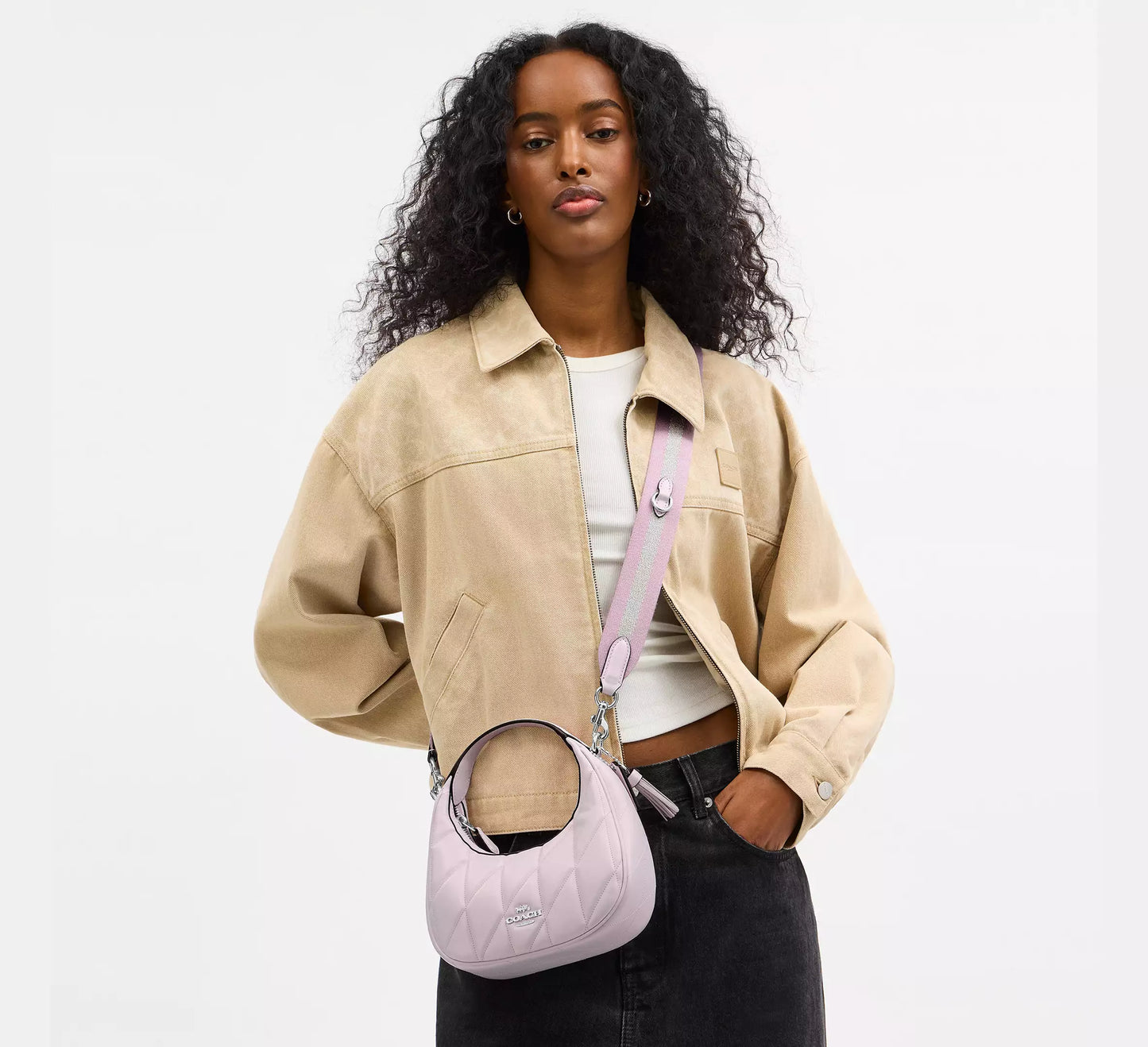 PRE ORDER-Carmen Mini Crossbody In Signature Jacquard