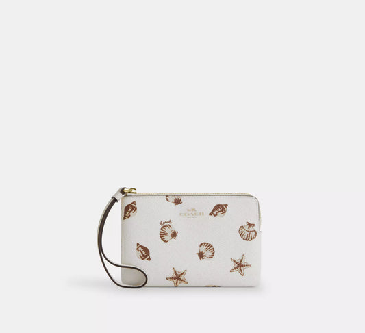 PRE ORDER-Corner Zip Wristlet