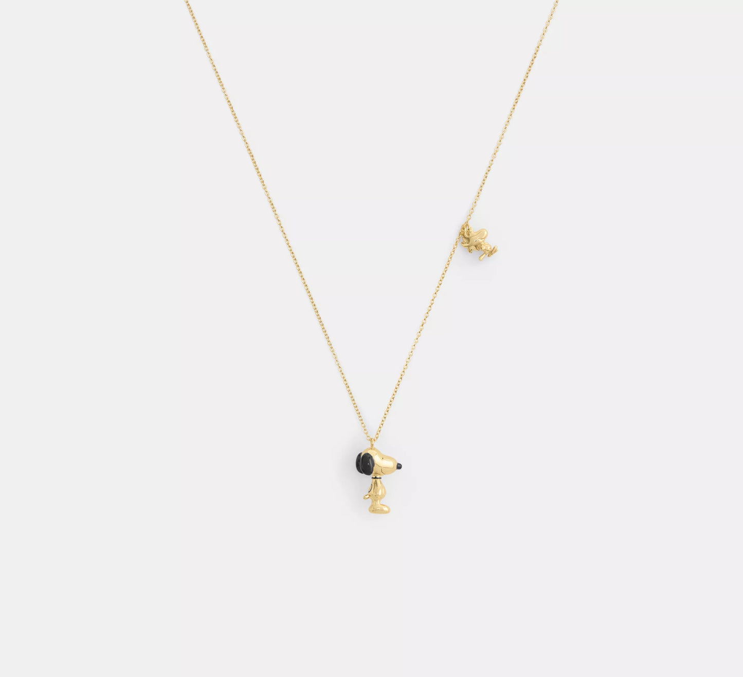 PRE ORDER-Coach X Peanuts Snoopy And Woodstock Pendant Necklace