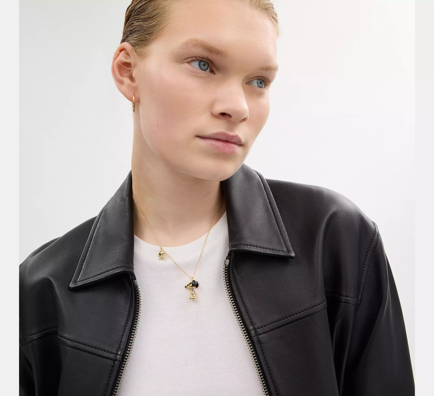 PRE ORDER-Coach X Peanuts Snoopy And Woodstock Pendant Necklace