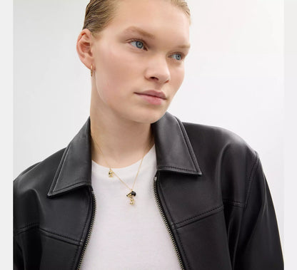 PRE ORDER-Coach X Peanuts Snoopy And Woodstock Pendant Necklace