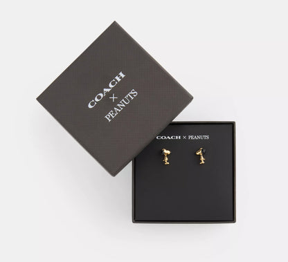 PRE ORDER-Coach X Peanuts Snoopy Stud Earrings
