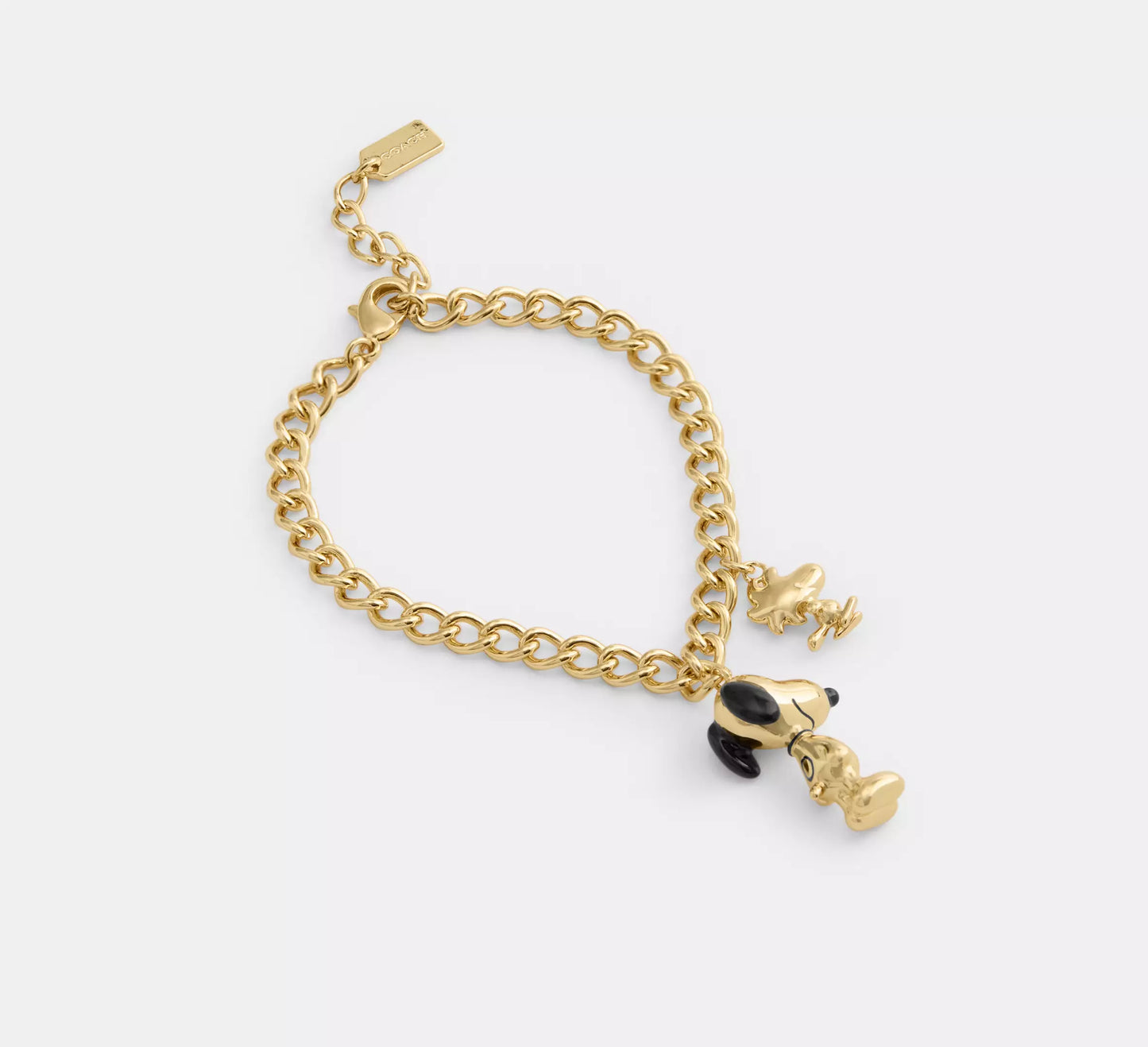 PRE ORDER-Coach X Peanuts Snoopy And Woodstock Charm Bracelet