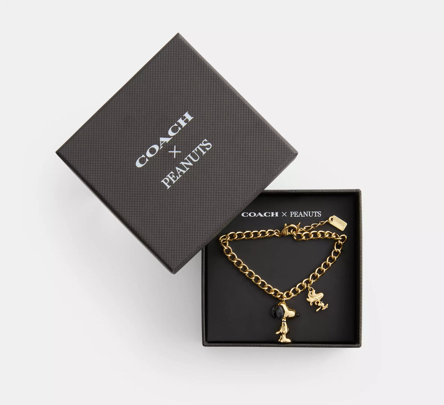 PRE ORDER-Coach X Peanuts Snoopy And Woodstock Charm Bracelet