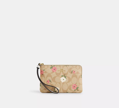 PRE ORDER-Corner Zip Wristlet
