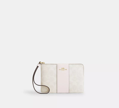 PRE ORDER-Corner Zip Wristlet