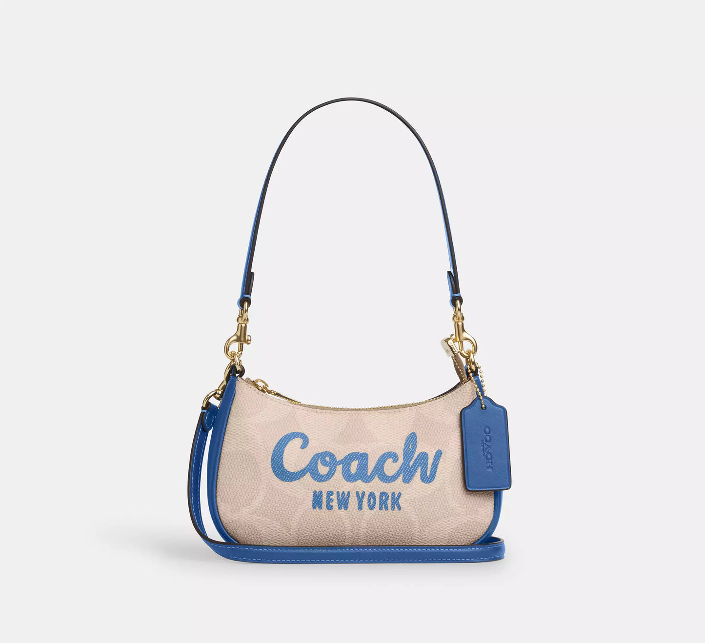 PRE ORDER-Teri Mini Crossbody Bag In Signature Canvas With Lips Print