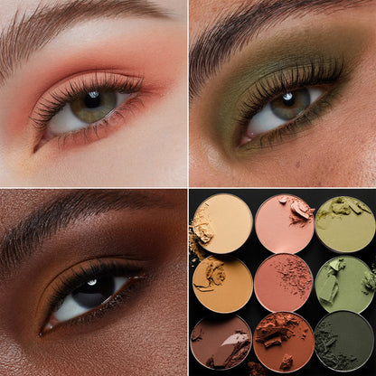 Morphe 9B Matte Essentials Artistry Palette (paleta de 9 sombras mate)